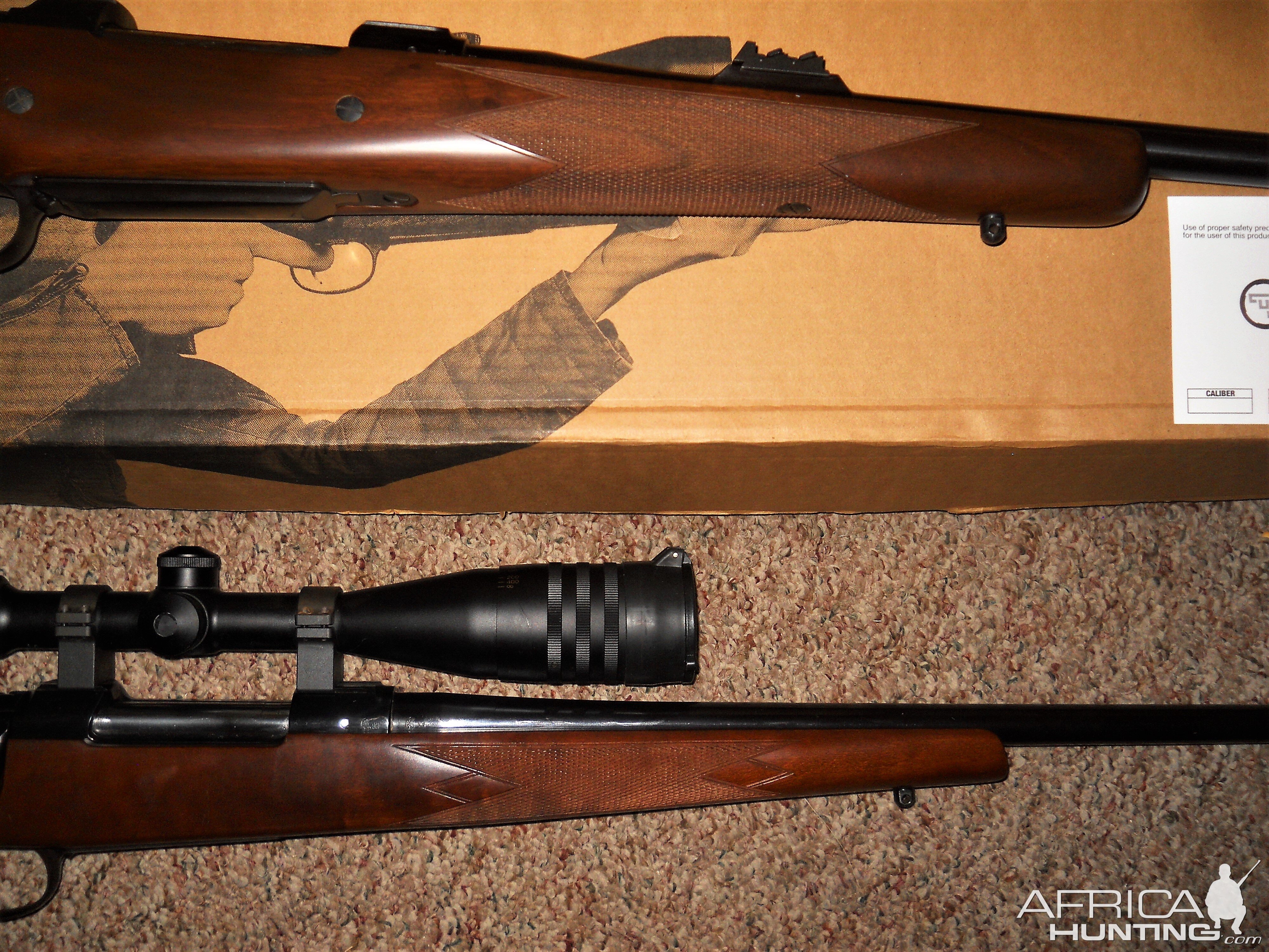 CZ550 Safari Magnum .375 H&H & 6.5x55 Rifles