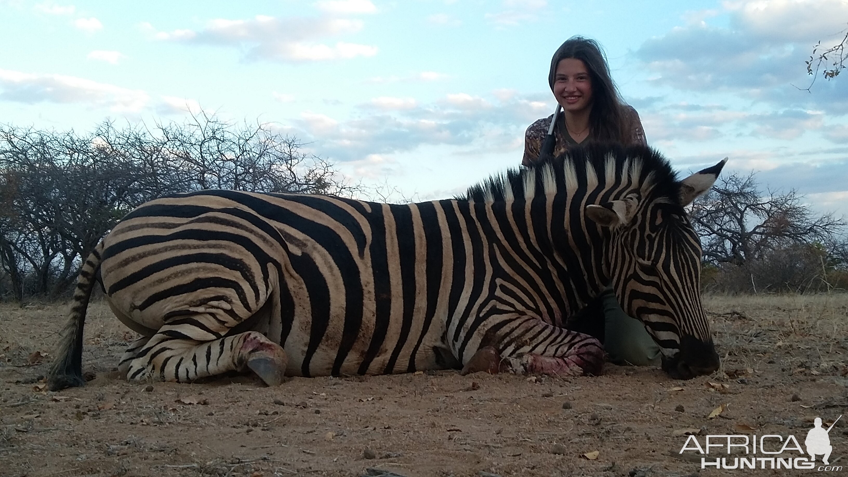 Daughter in 'Father and Daughter' Safari, South Africa