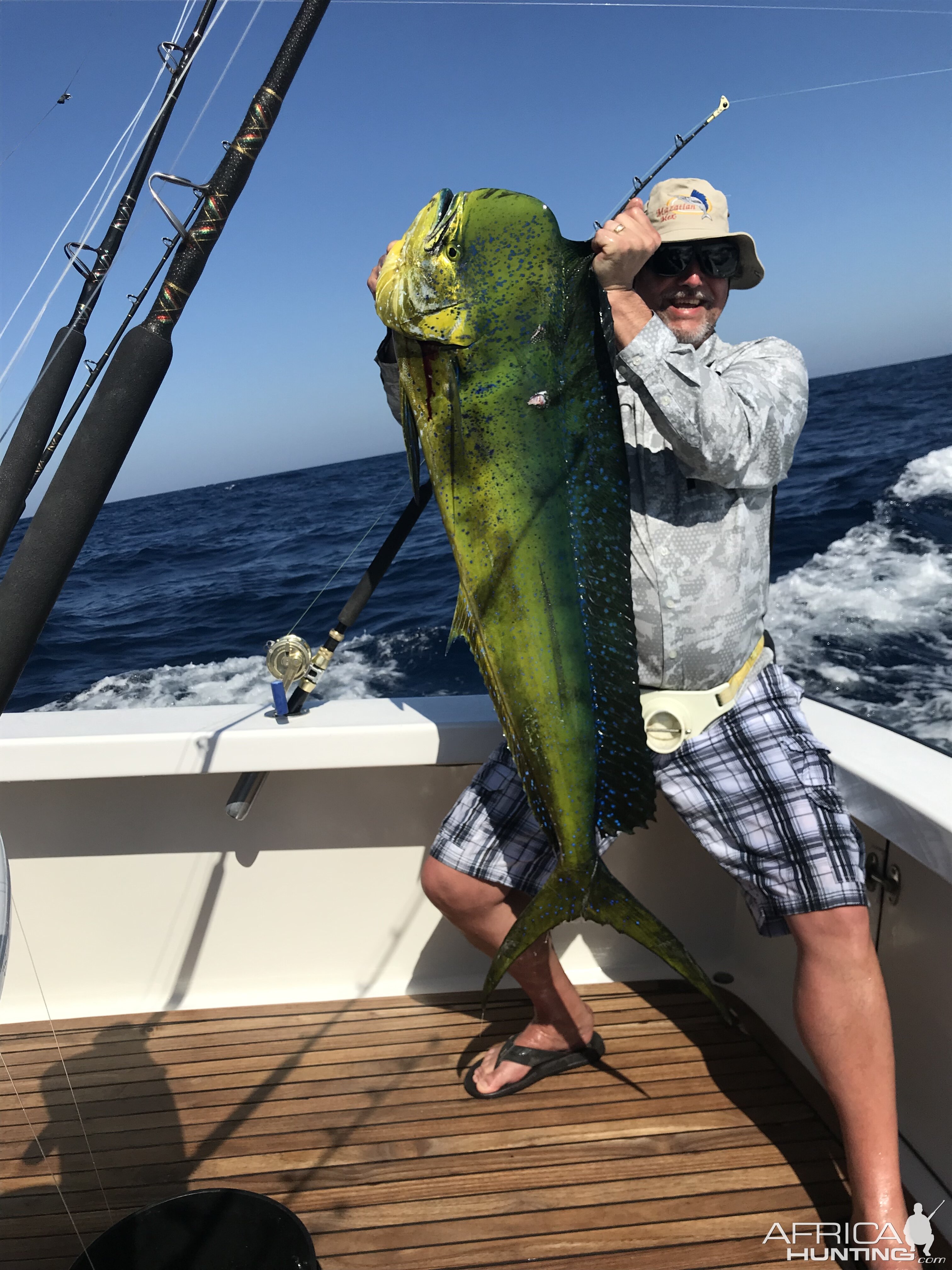 Dorado delicious lunch on board