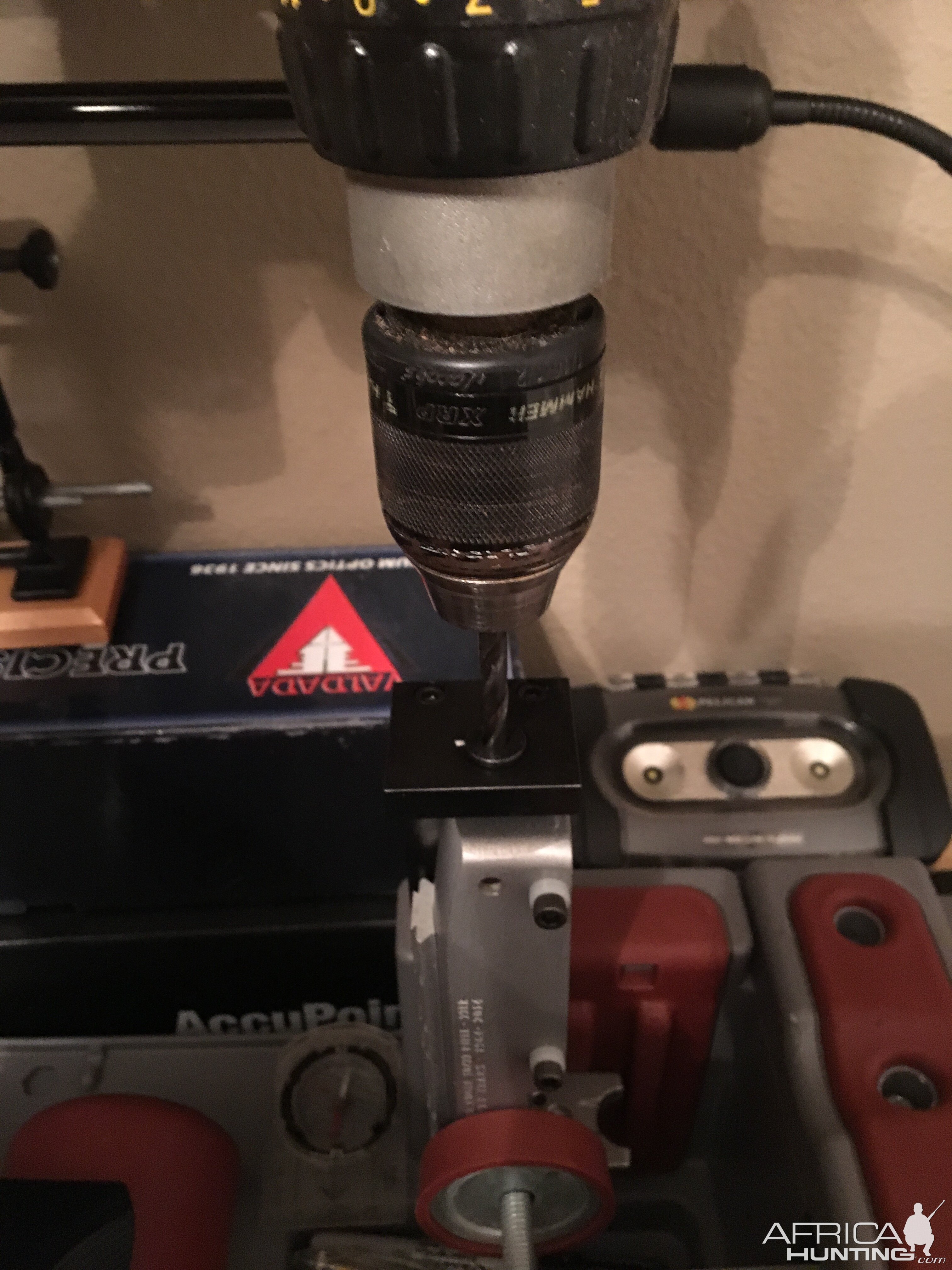 Drilling a 10/22 cleaning port