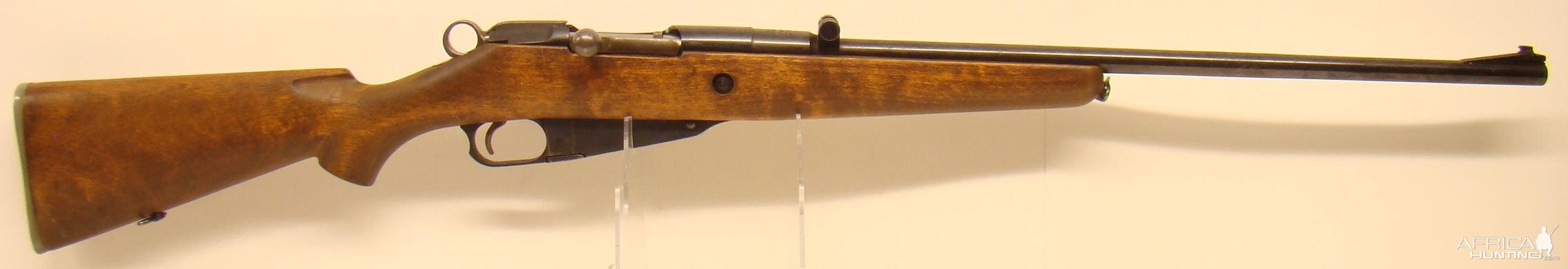 Early version of Sako 9,3x53R rifle with aluminium butt plate