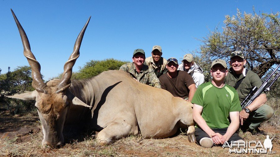 Eland hunted with Wintershoek Johnny Vivier Safaris