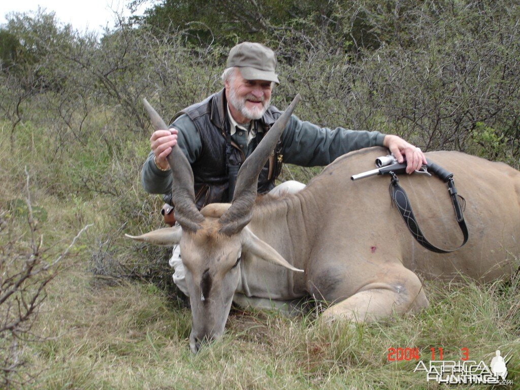 eland with handgun