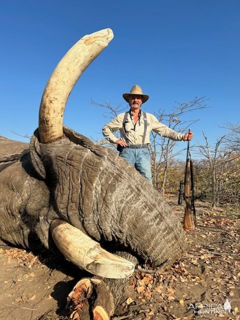 Elephant Bull Hunt Botswana