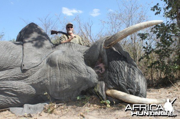 Elephant Hunt in the Caprivi, Namibia