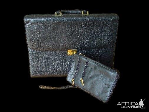 Elephant Skin Brief Case