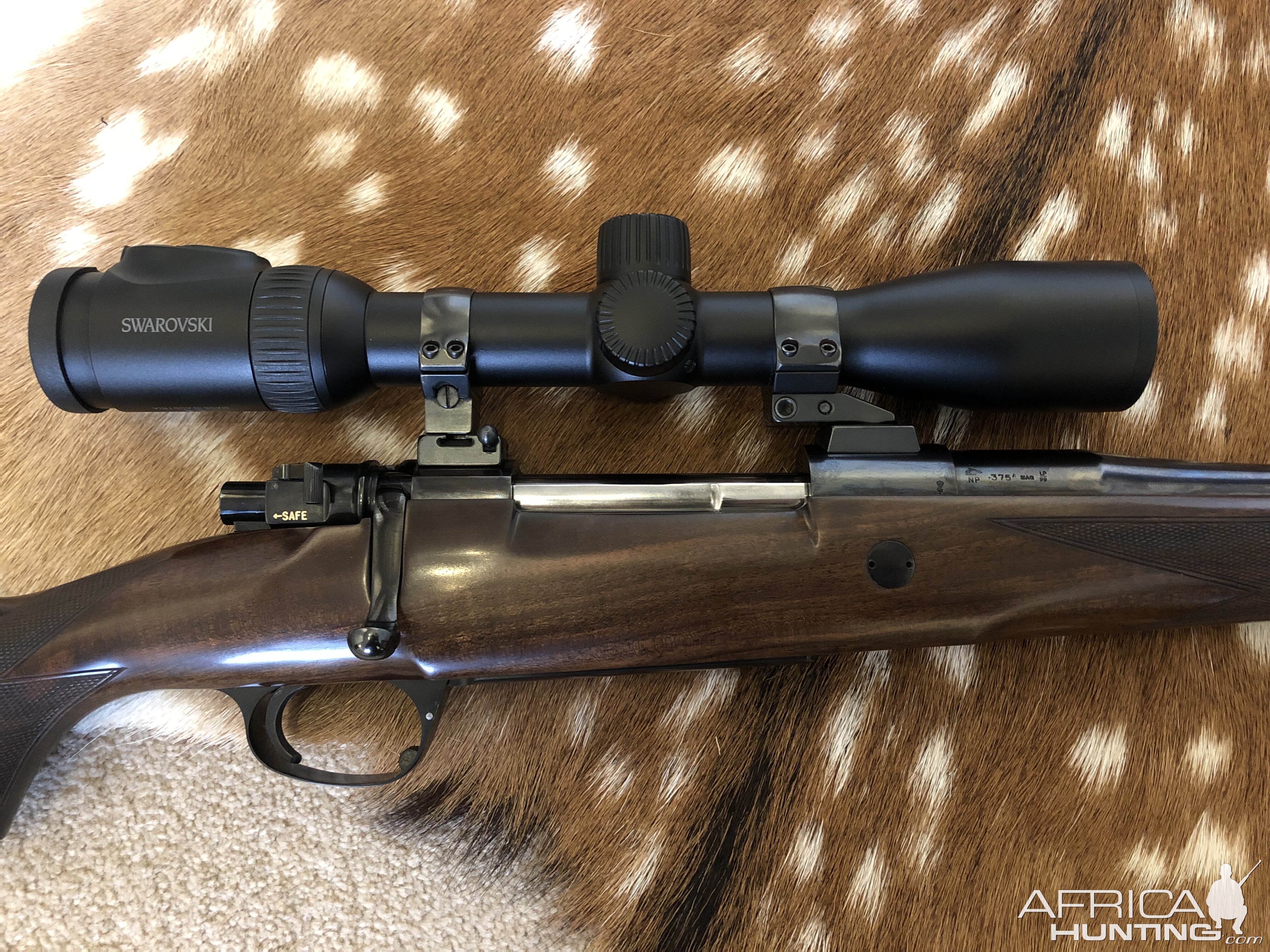 English .375 H&H Mauser Action Rifle