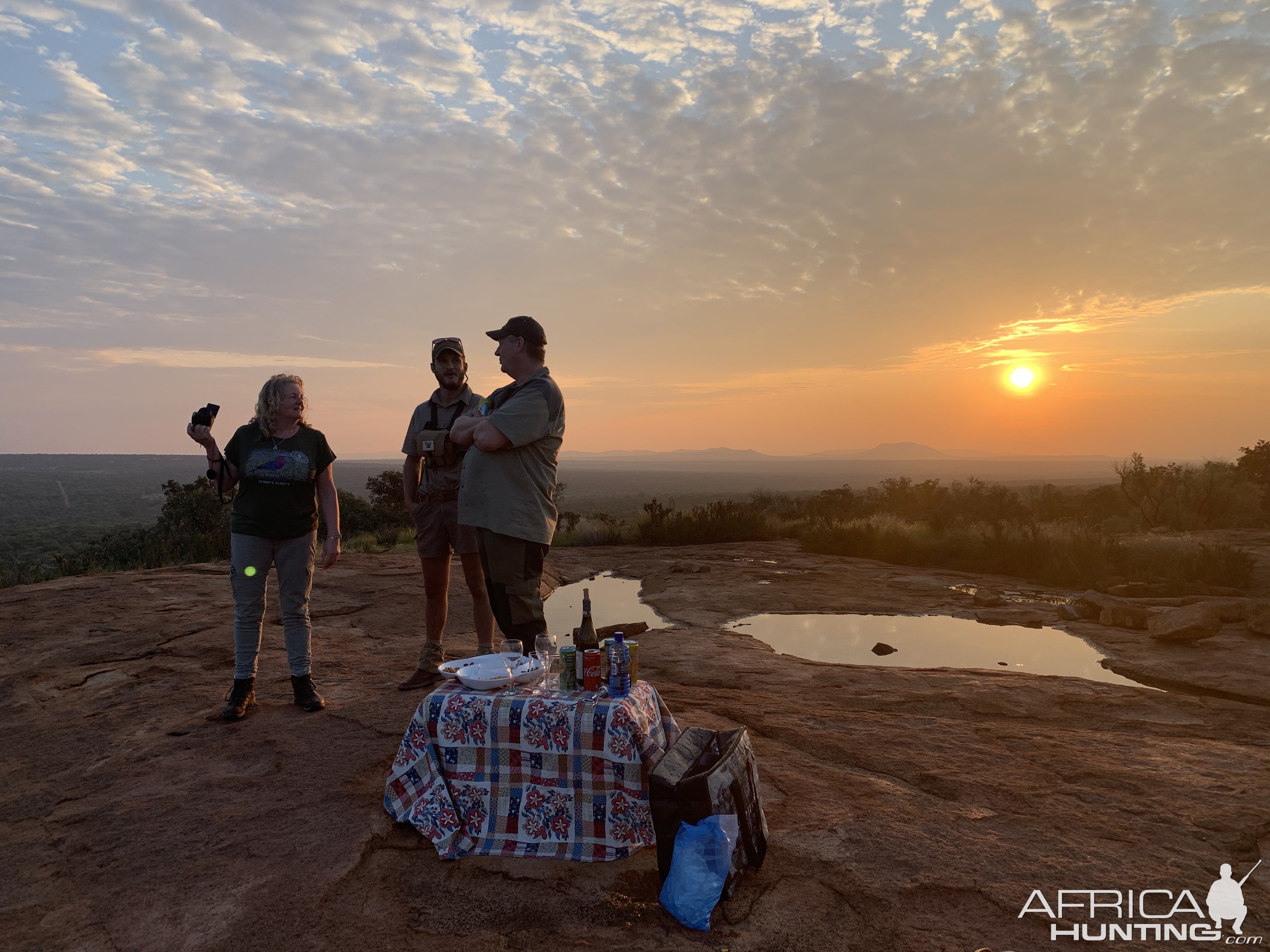 Enjoying Sun-downers South Africa