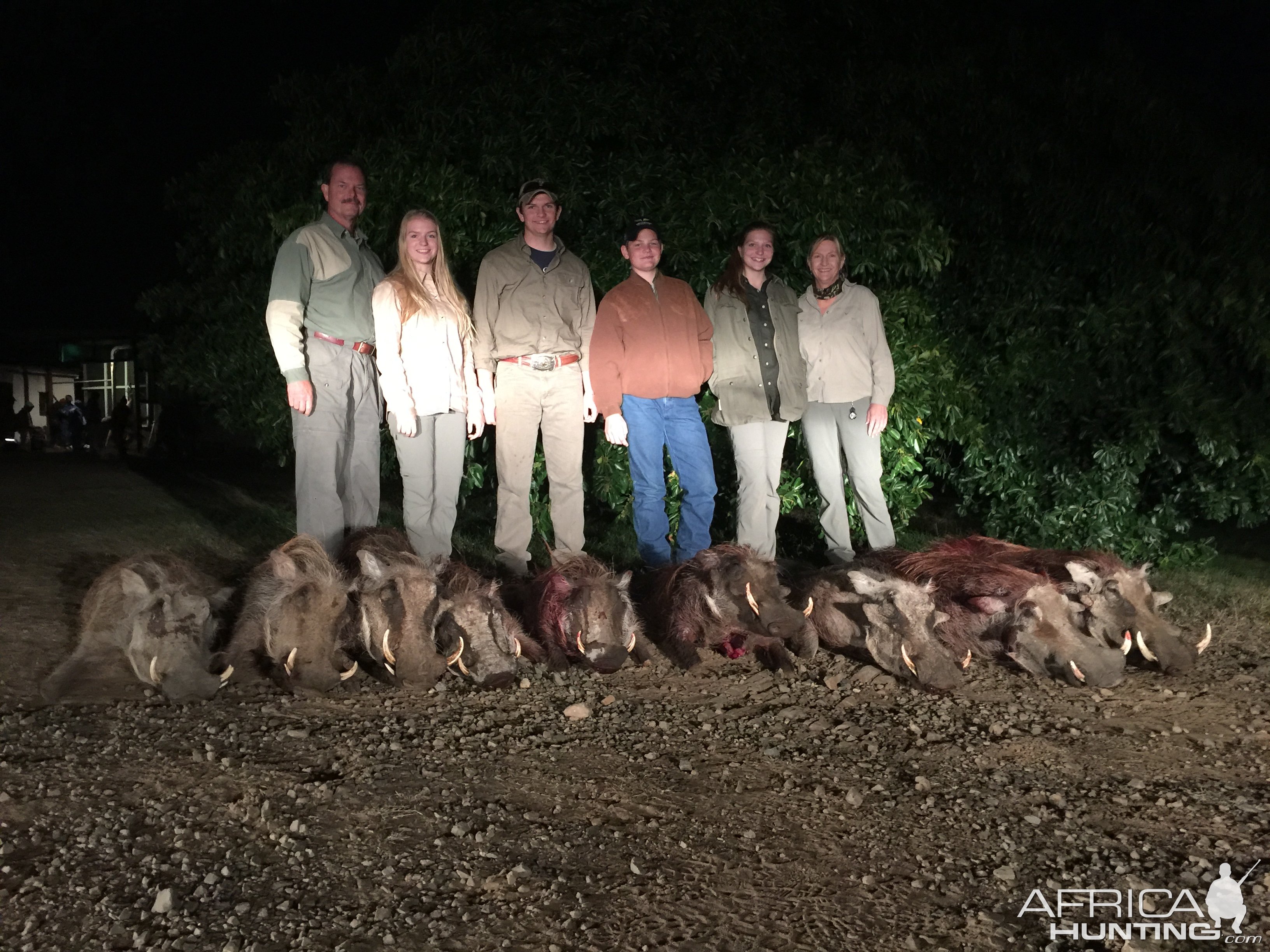 Family Warthog Hunt South Africa