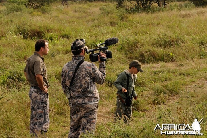 Filming Elephants near Etosha