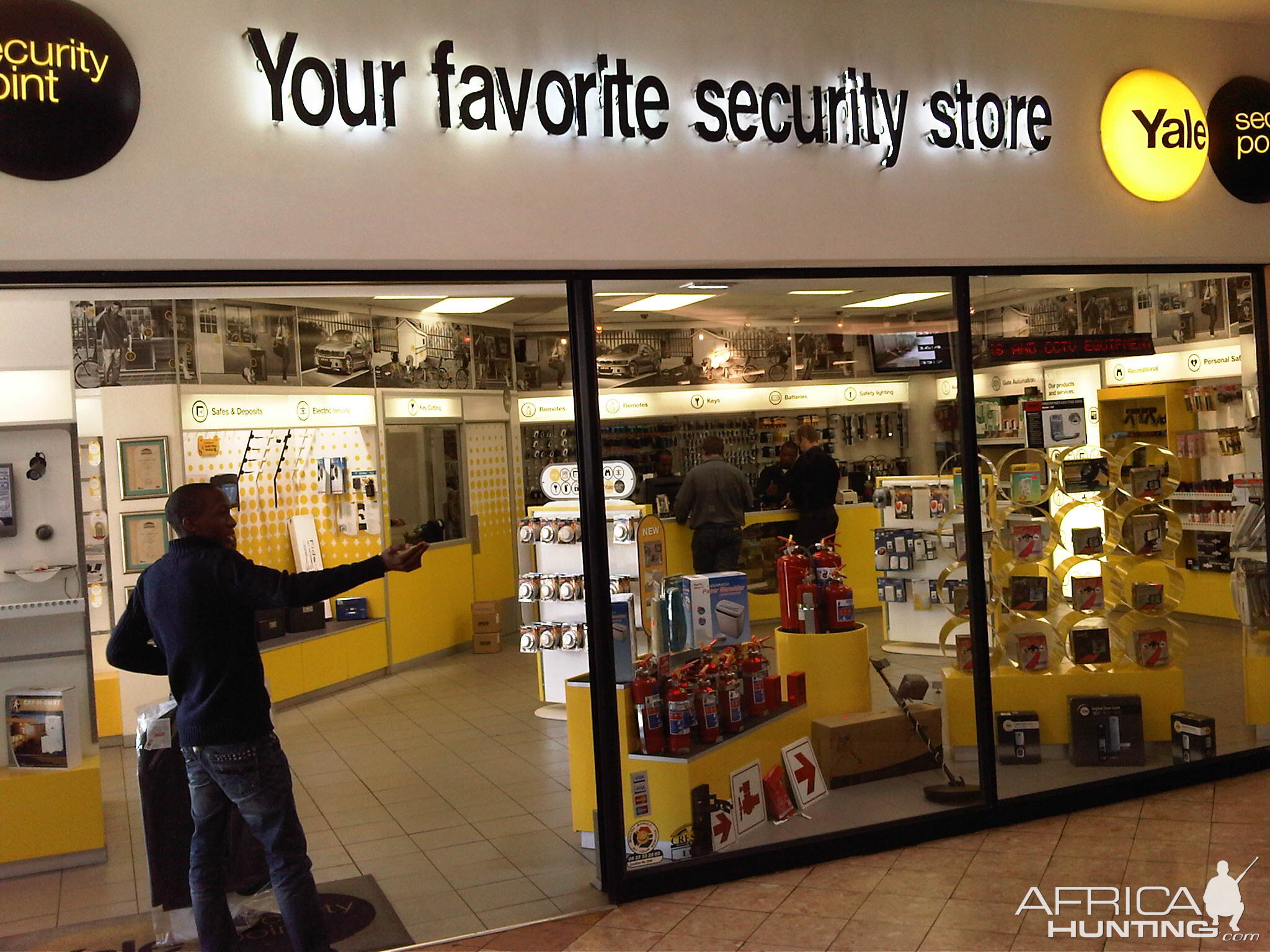 First Store inside the Mall in Joburg