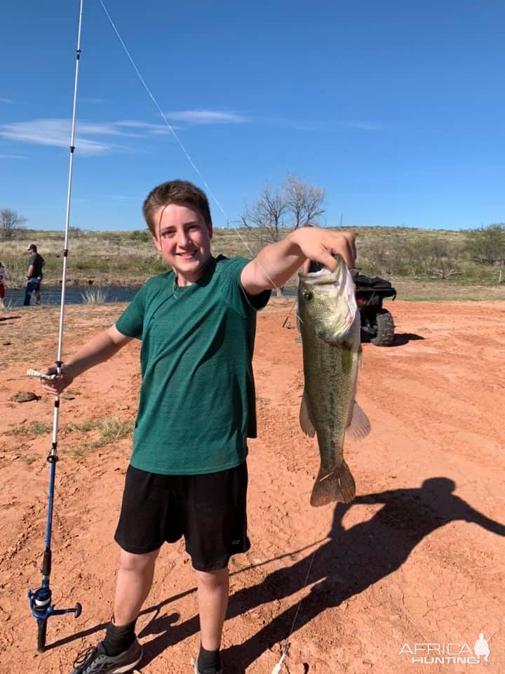 Fishing Bass in Texas USA