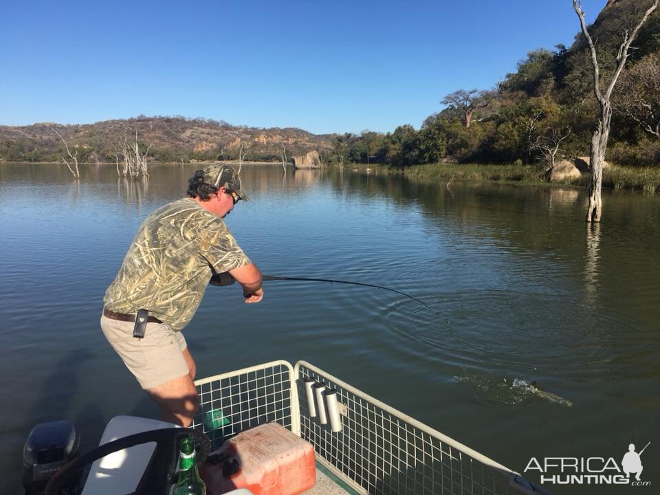 Fishing Bass in Zimbabwe