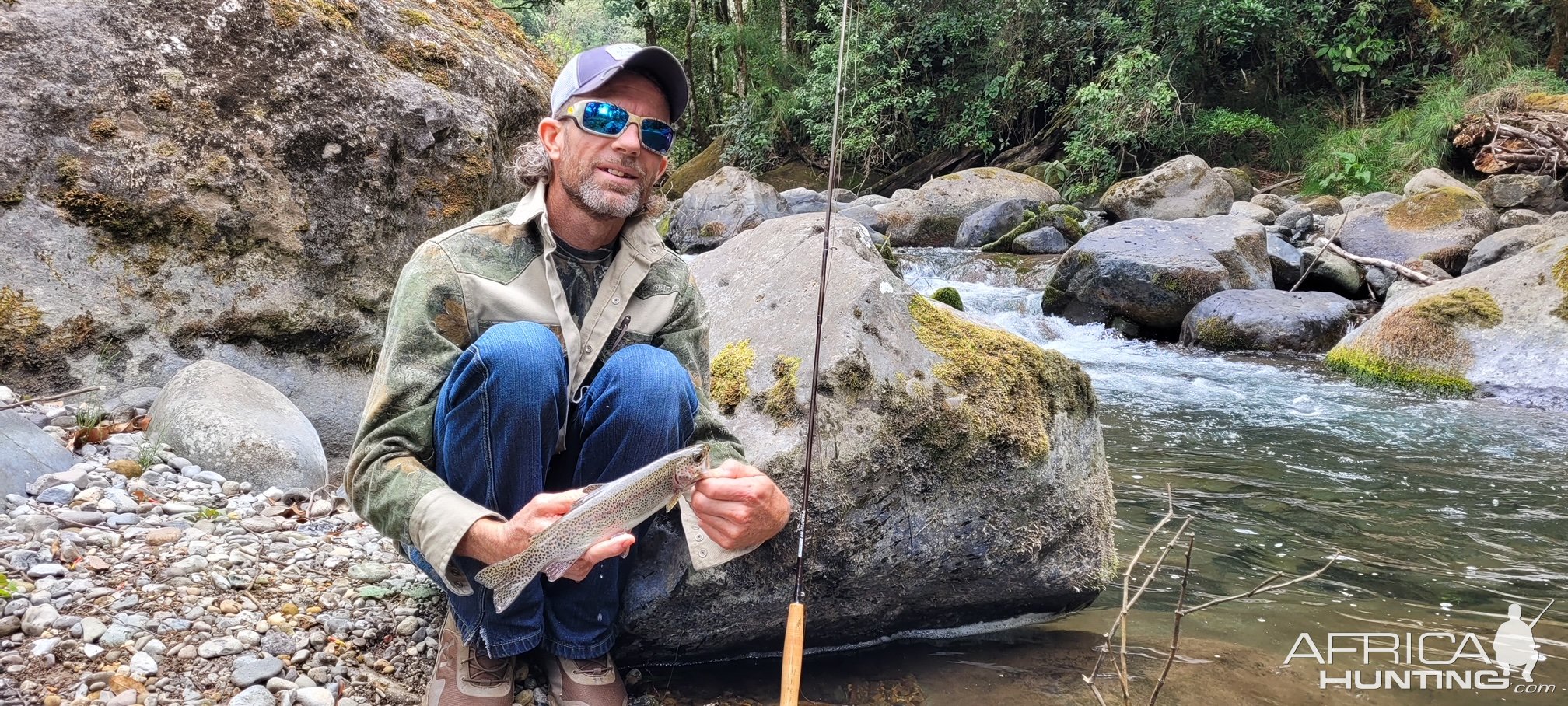 Fishing Costa Rican Rainbow Trout