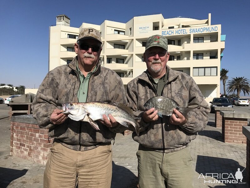 Fishing Kabeljou & Blacktails in Namibia