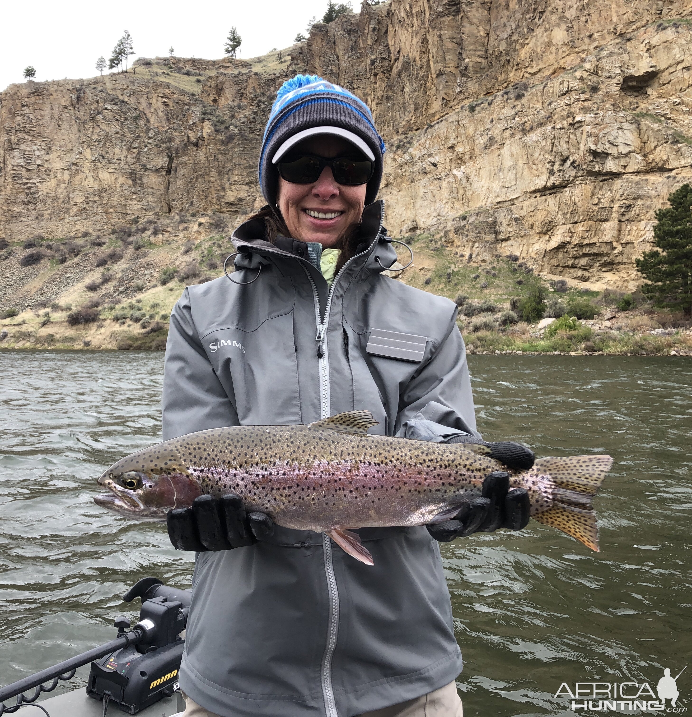 Fishing Rainbow Trout in USA