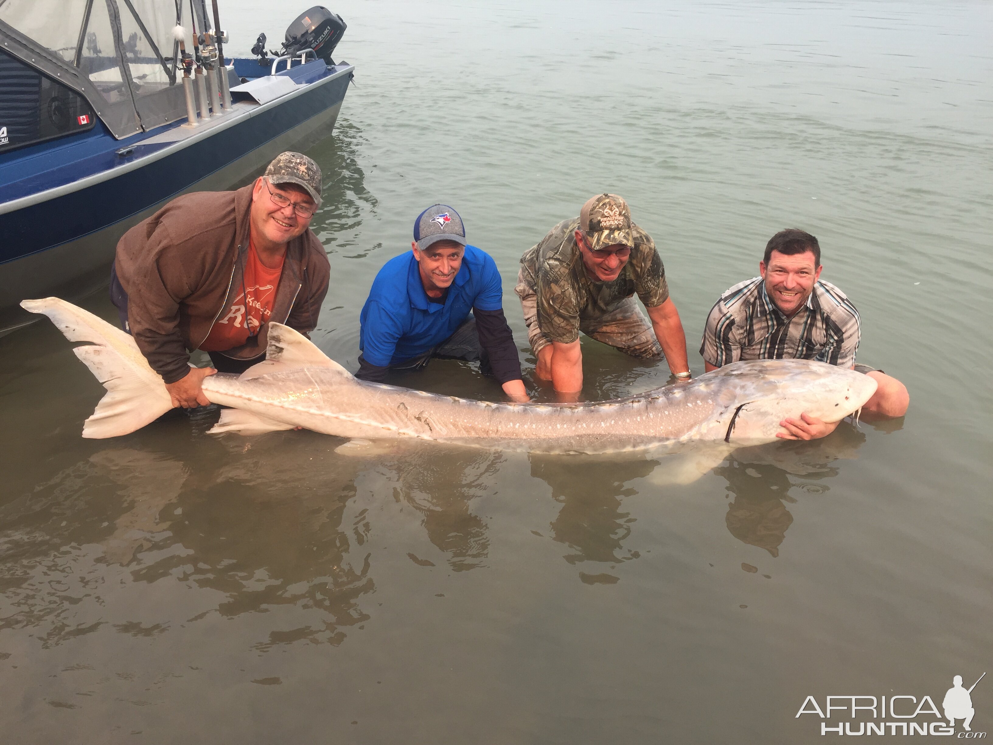 Fishing Sturgeon British Columbia Canada