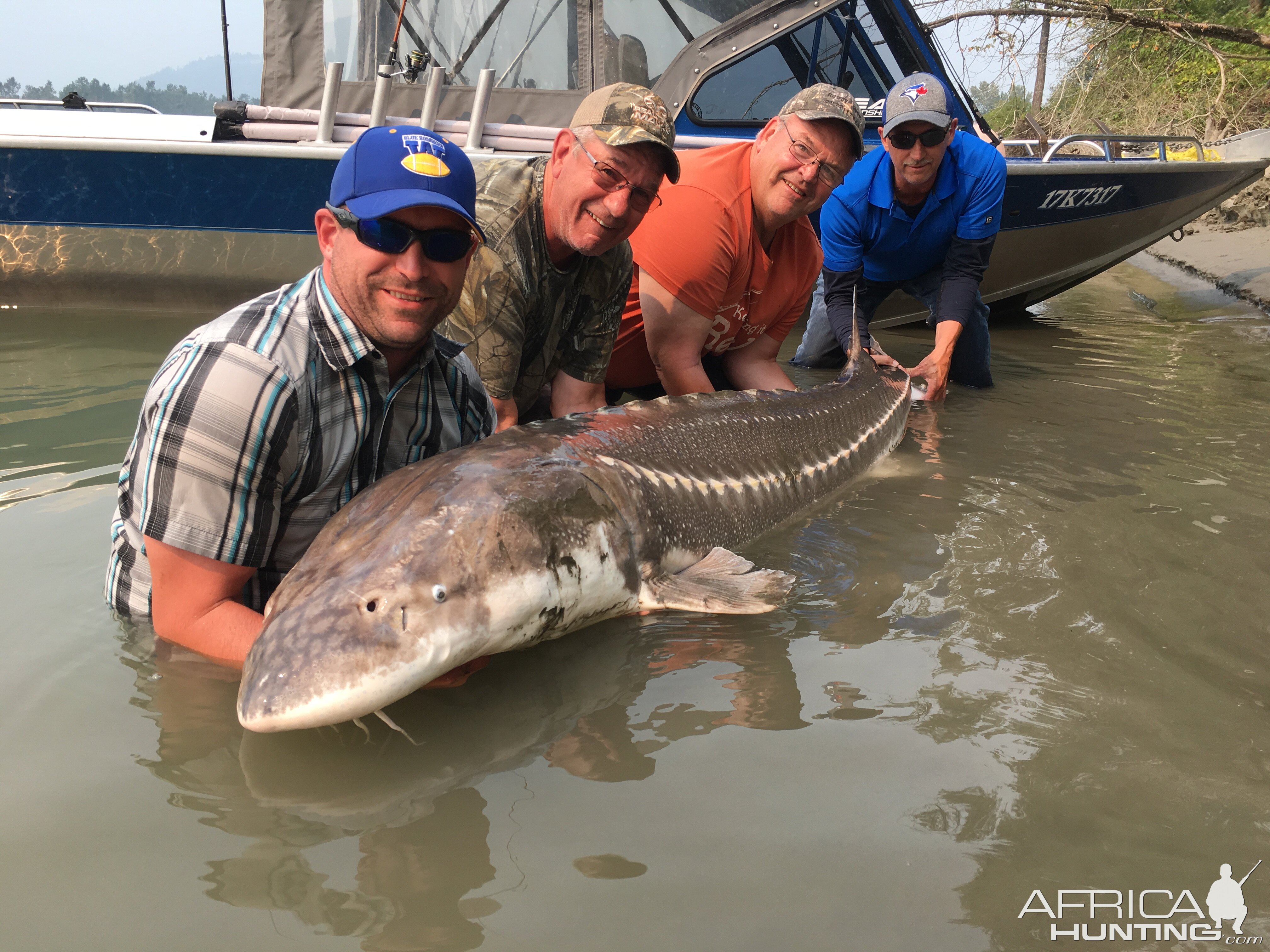 Fishing Sturgeon British Columbia Canada