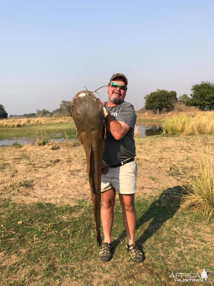 Fishing Vundu in Zimbabwe