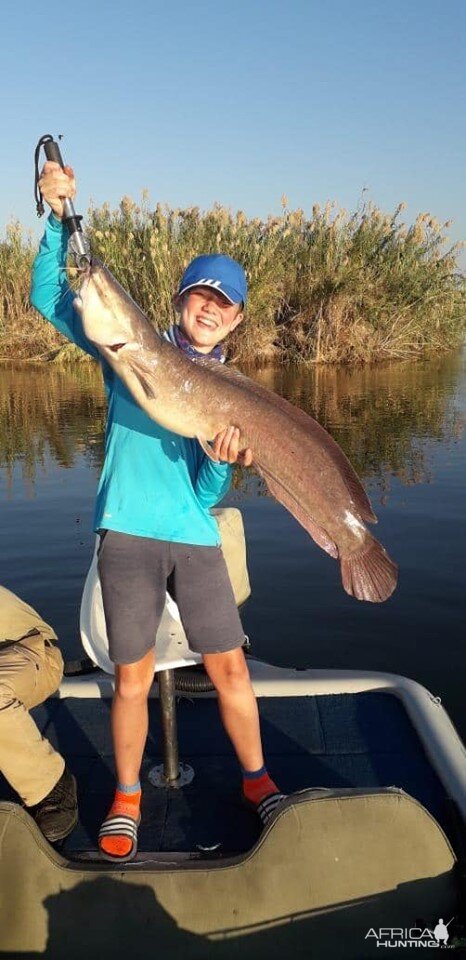 Fishing Vundu in Zimbabwe