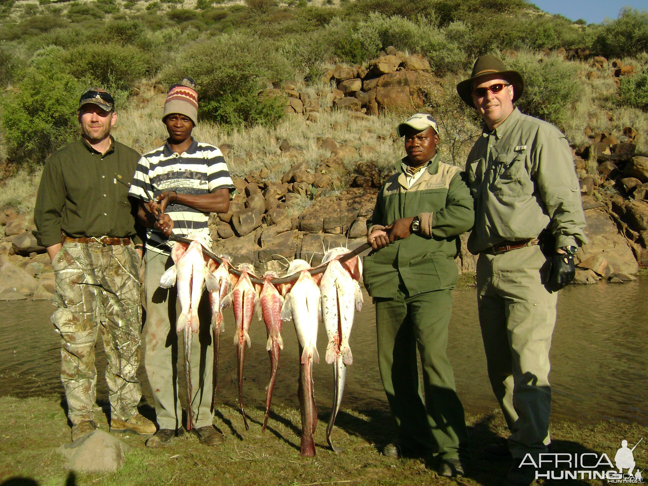 Fishing with Wintershoek Johnny Vivier Safaris in SA