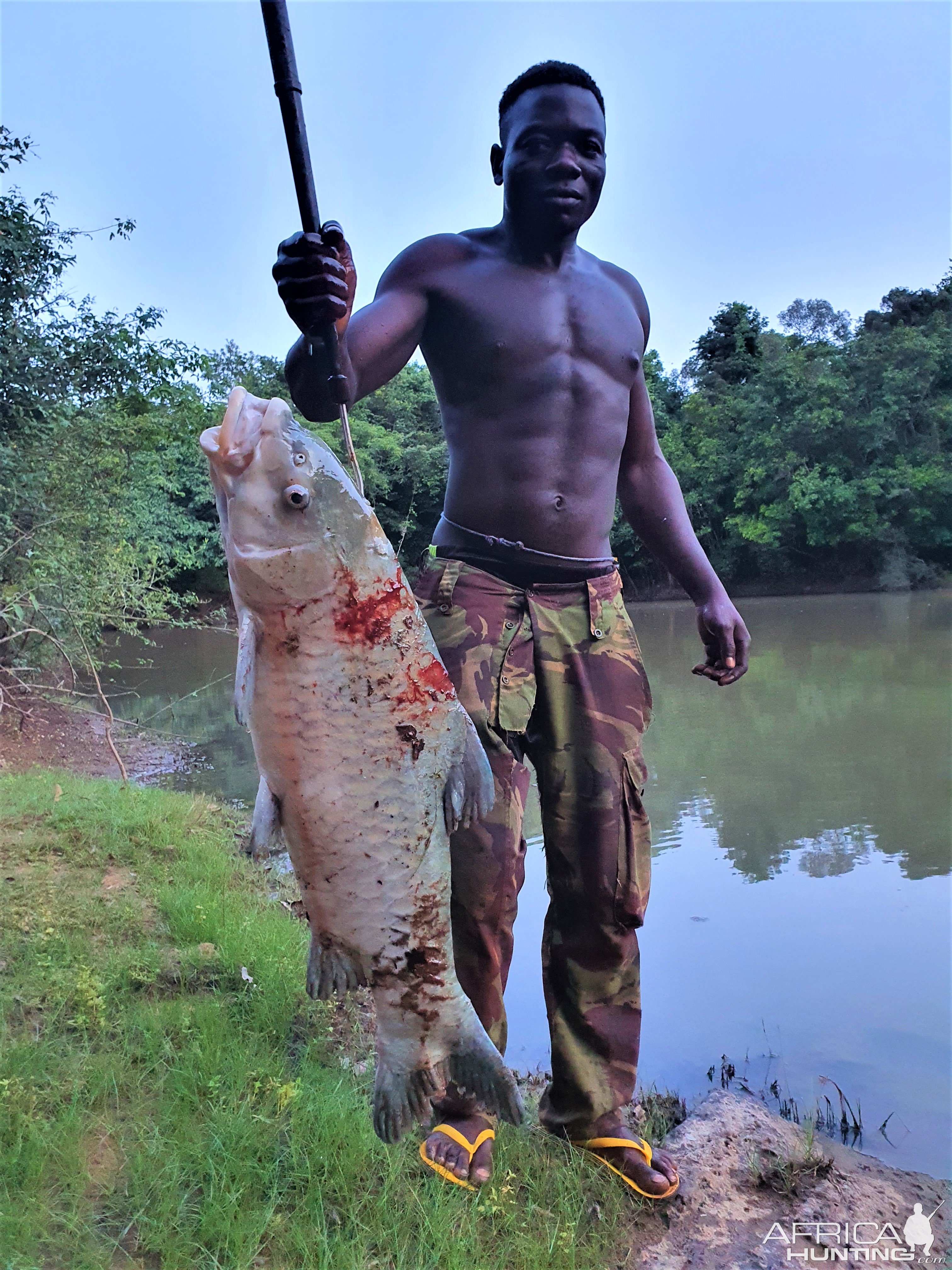 Fishing Yellowfish Central African Republic