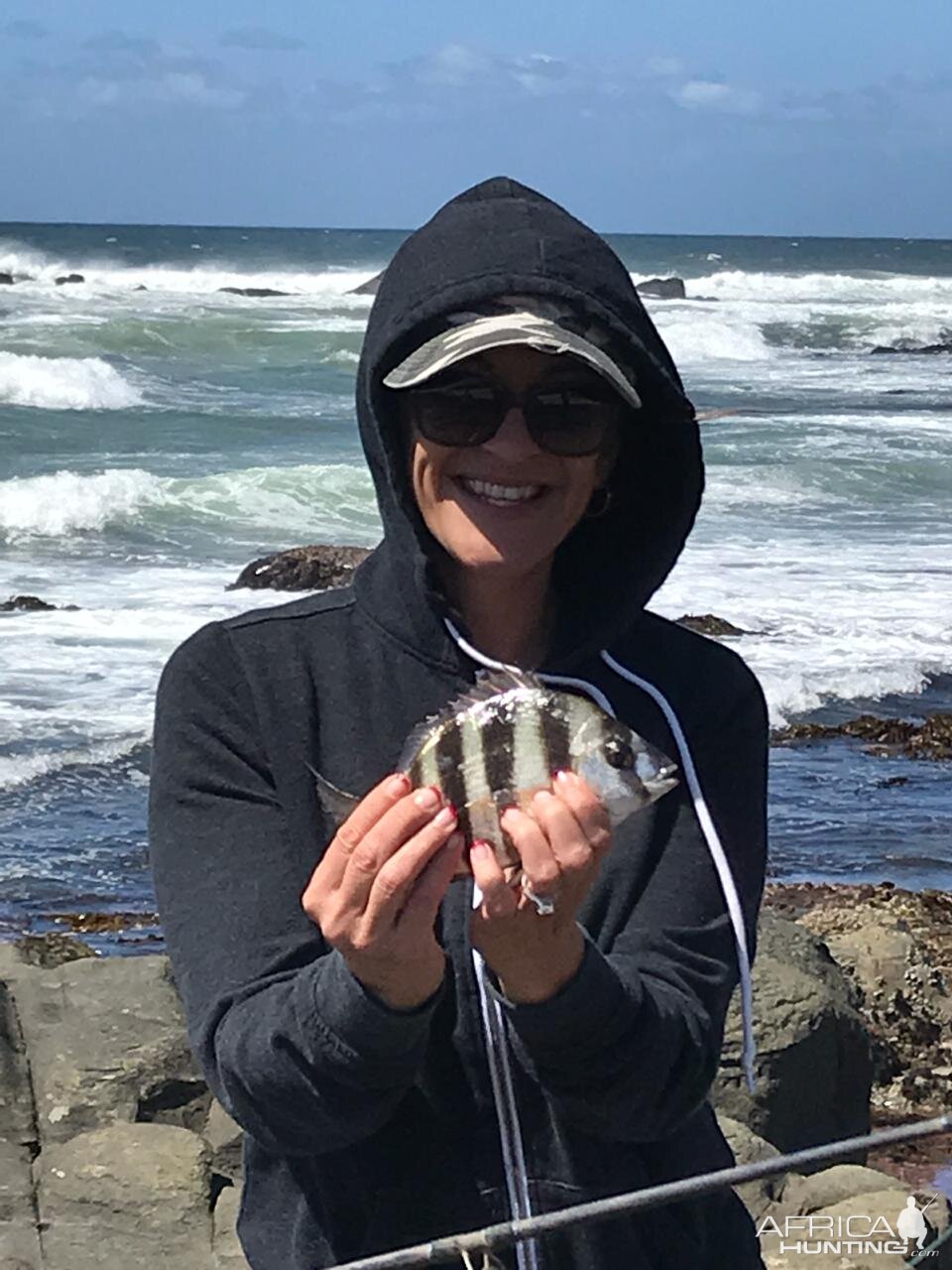 Fishing Zebra Fish in South Africa