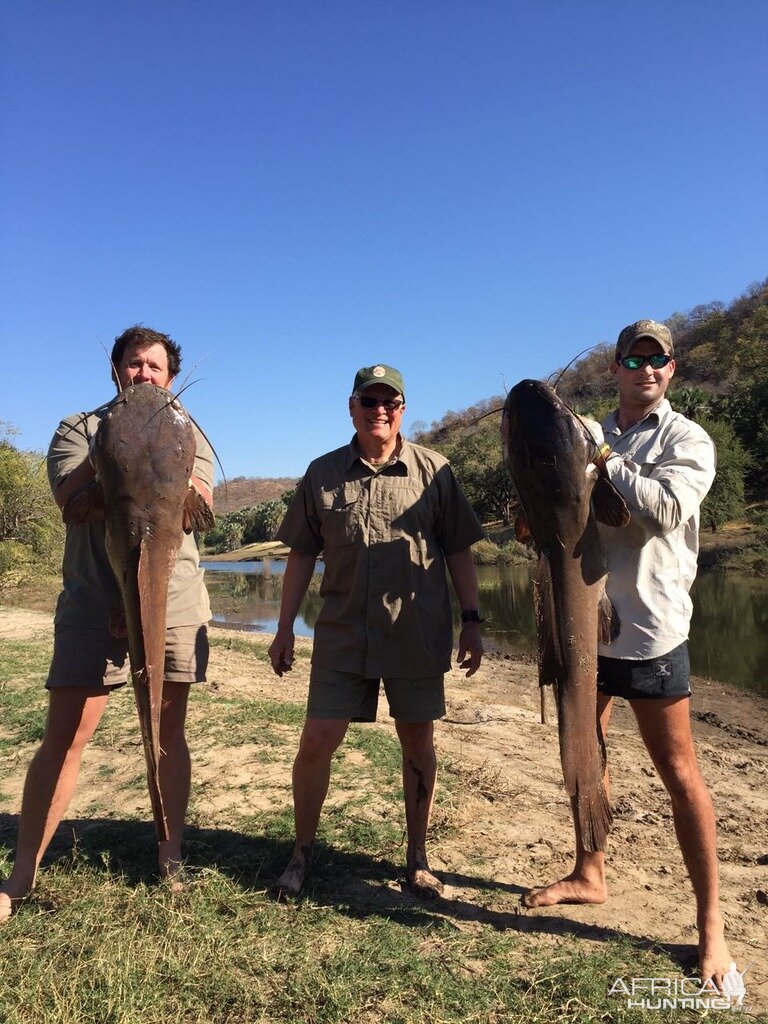 Fishing Zimbabwe Catfish