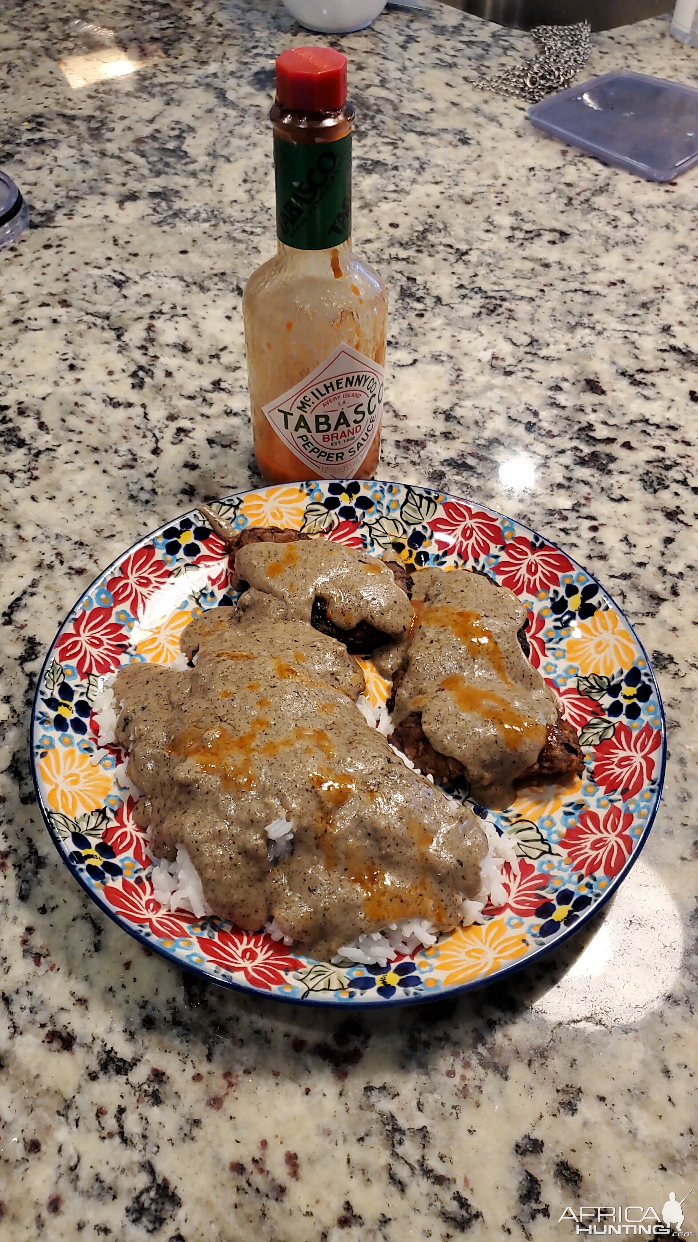 Fried Elk Steak with Gravy