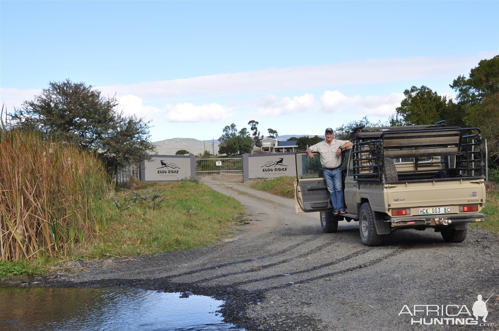 Front Gate of Kudu Ridge Lodge