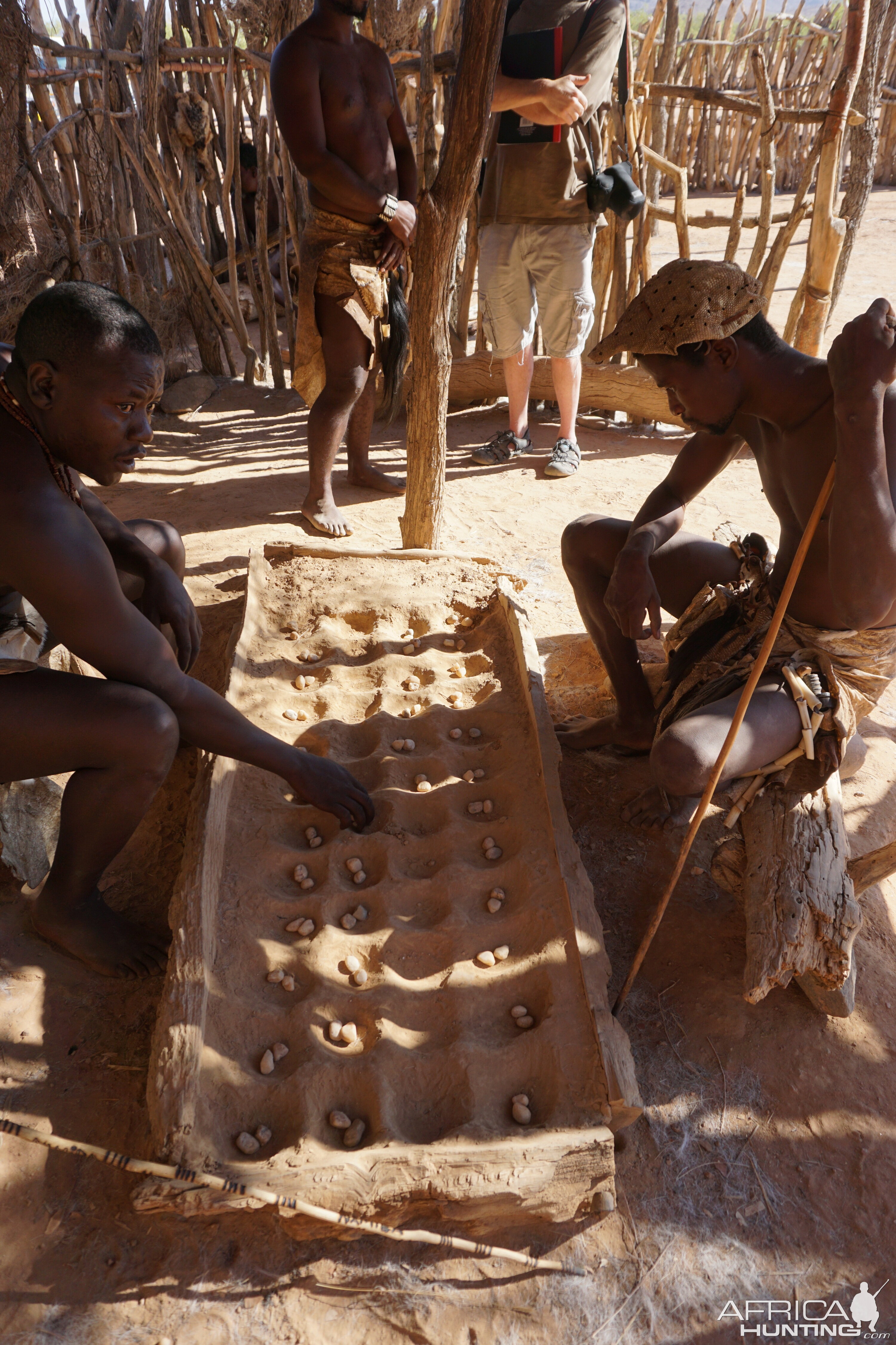 Game depicted on the rock art at Tweifelsfontein