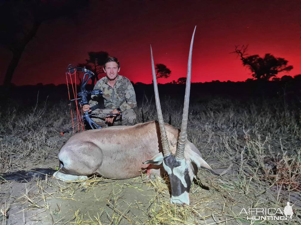 Gemsbok Bow Hunting Namibia