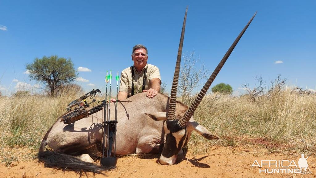 Gemsbok Bowhunting Kalahari South Africa