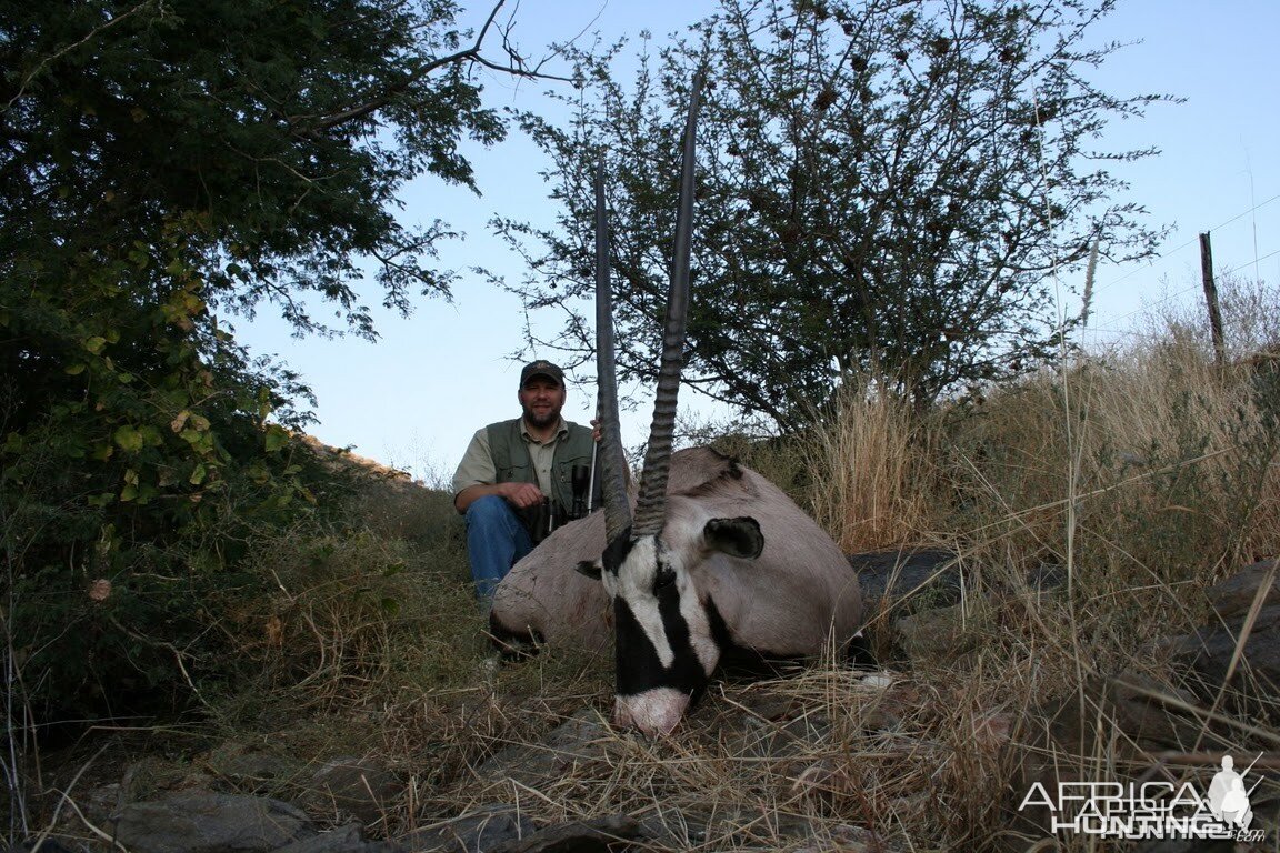 Gemsbok hunt in Namibia