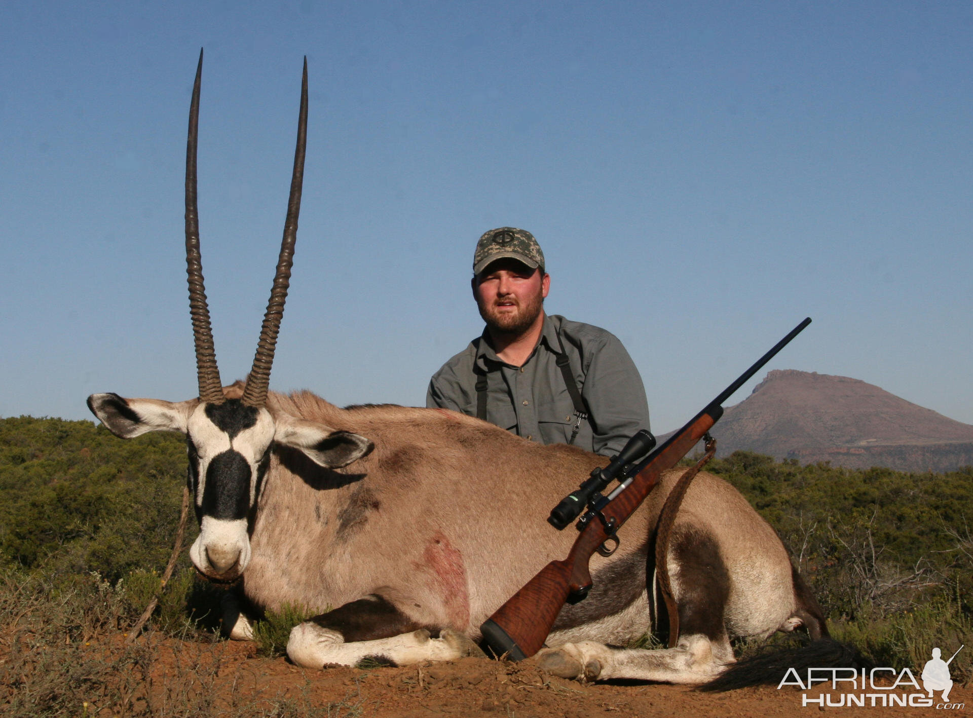 Gemsbok hunt in South Africa