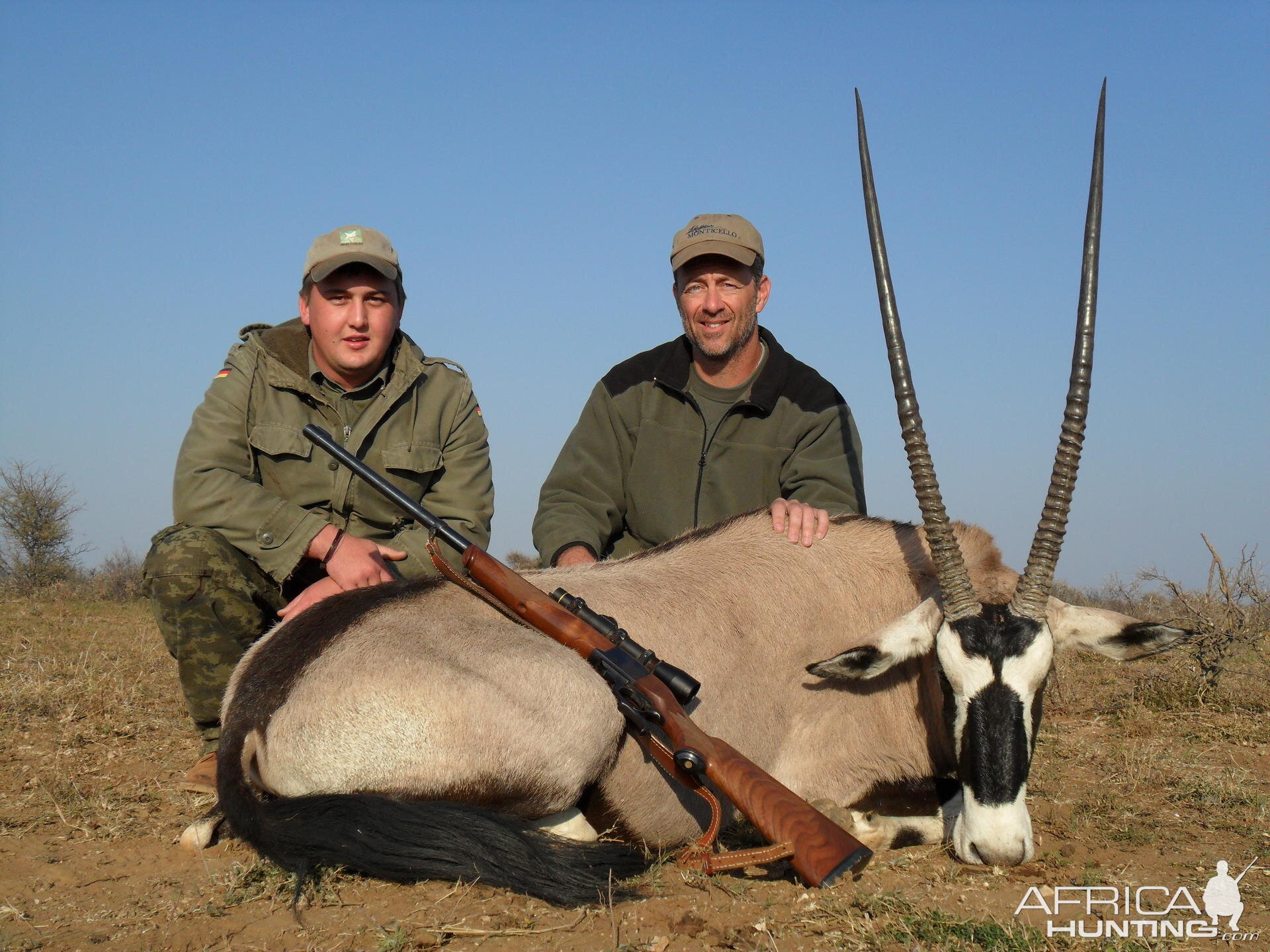 Gemsbok hunt in South Africa