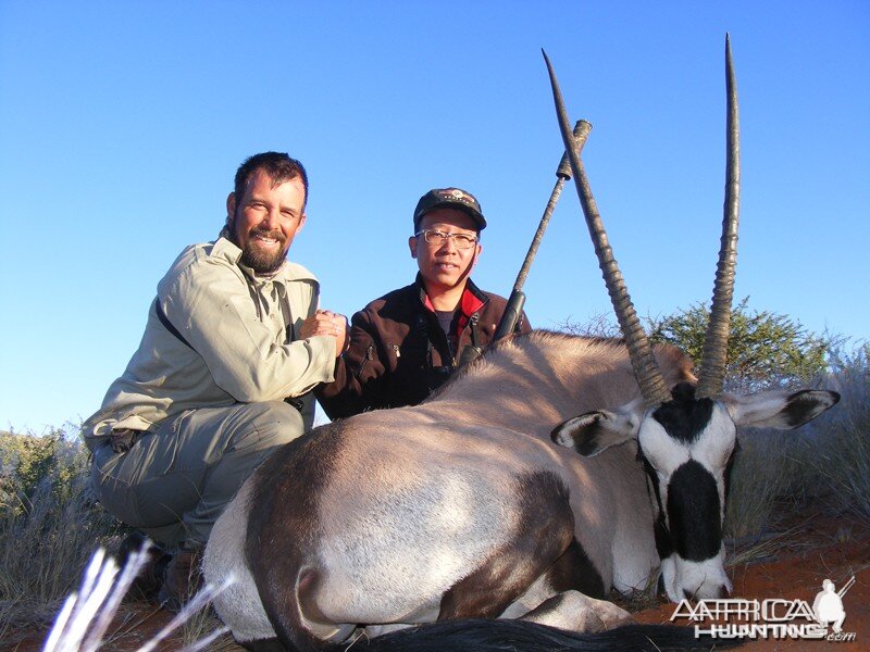 Gemsbok hunt with Wintershoek Johnny Vivier Safaris