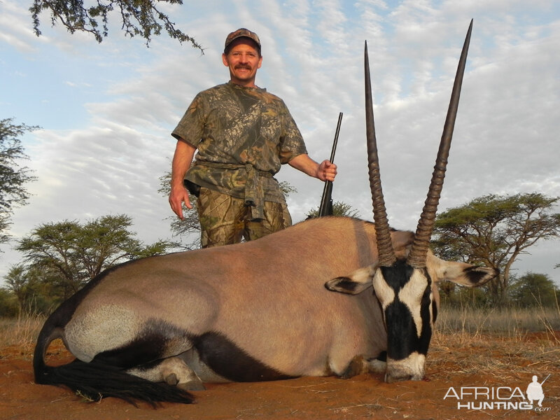 Gemsbok hunt with Wintershoek Johnny Vivier Safaris