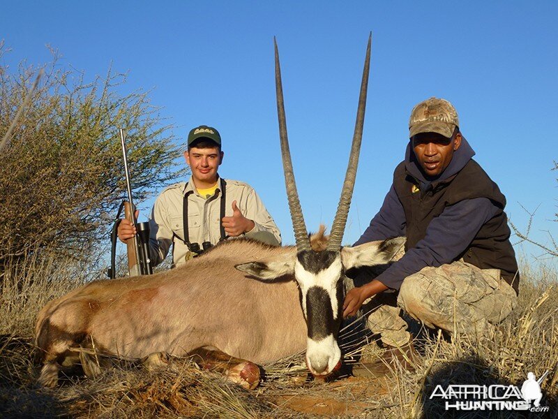 Gemsbok hunt with Wintershoek Johnny Vivier Safaris