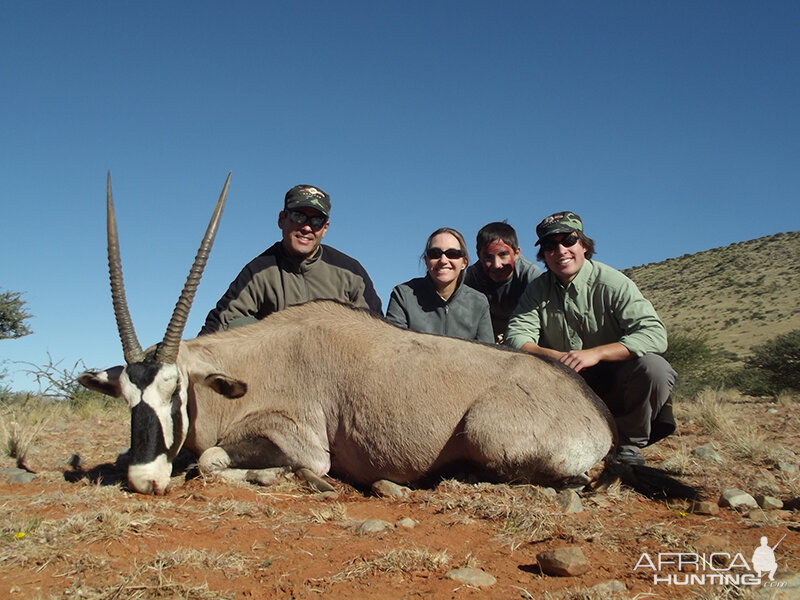 Gemsbok hunt with Wintershoek Johnny Vivier Safaris