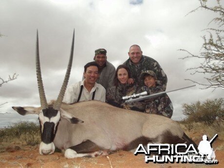 Gemsbok hunt with Wintershoek Johnny Vivier Safaris