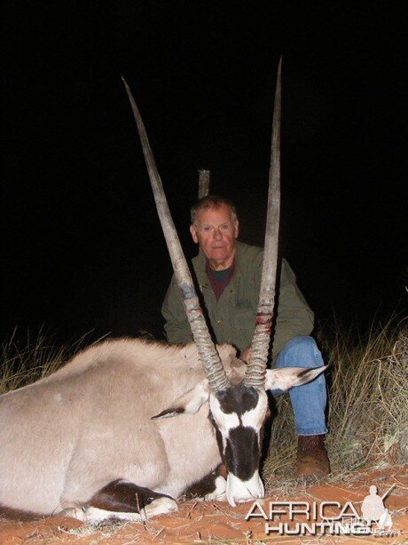 Gemsbok hunt with Wintershoek Johnny Vivier Safaris