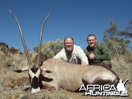 Gemsbok hunt with Wintershoek Johnny Vivier Safaris