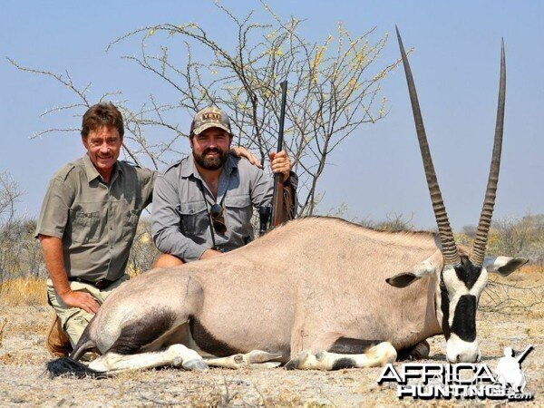 Gemsbok hunted at Westfalen Hunting Safaris Namibia