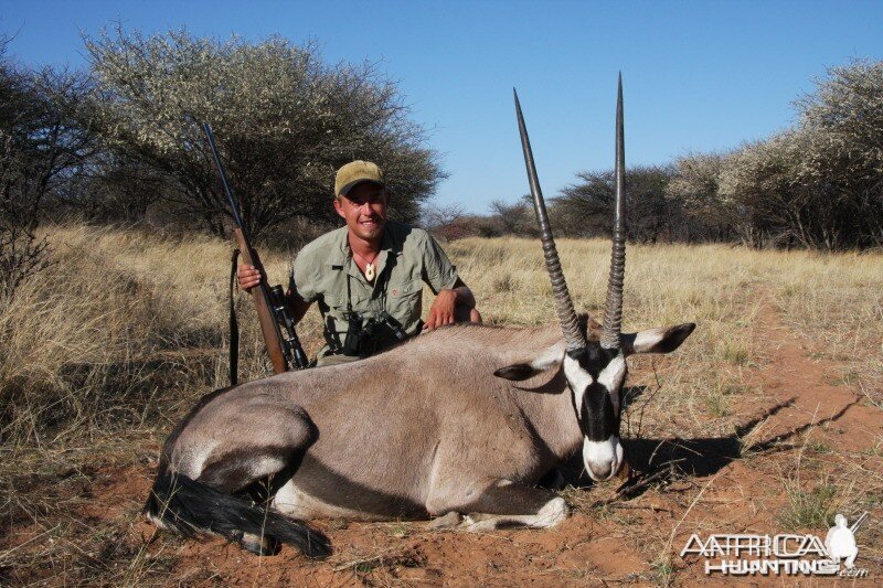 Gemsbok hunted in Namibia