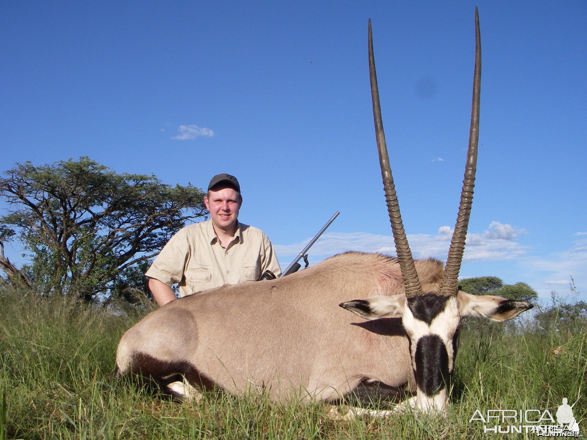 Gemsbok hunted in South Africa