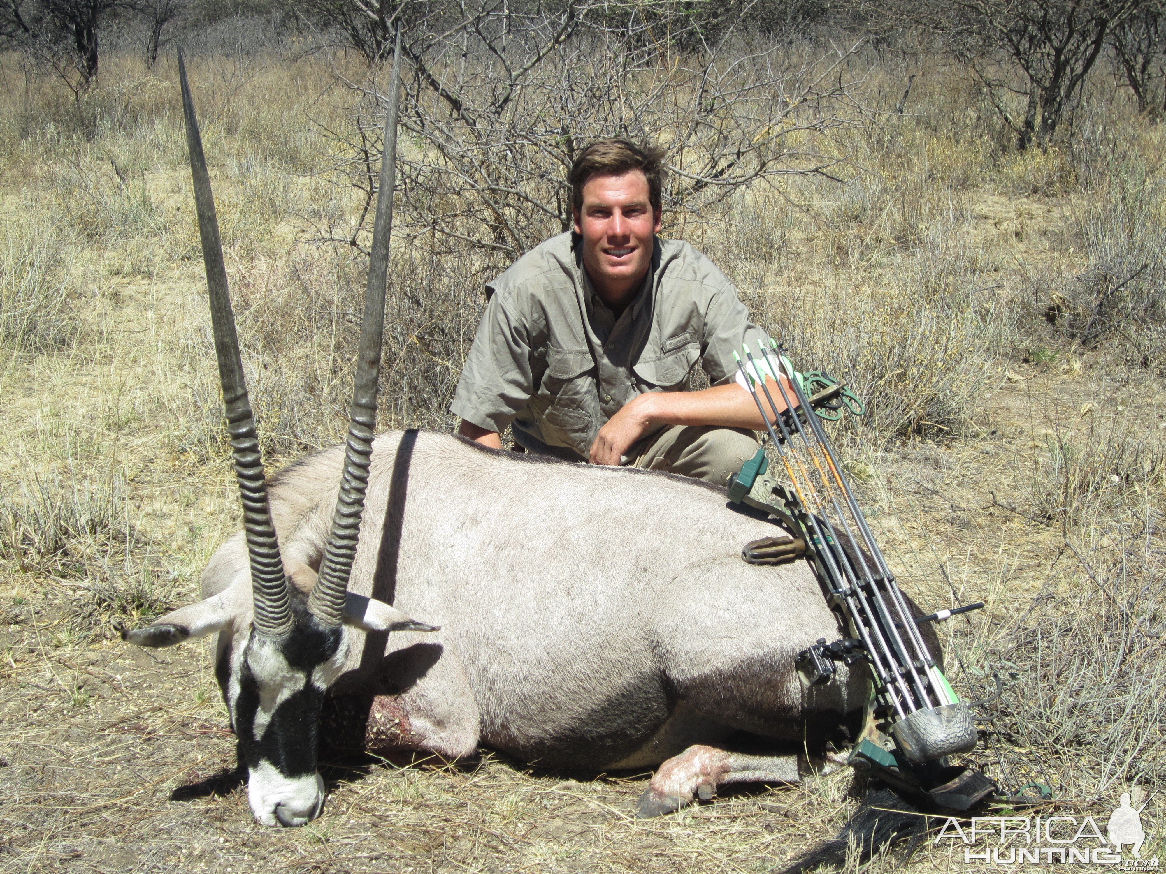 Gemsbok hunted with Ozondjahe Hunting Safaris in Namibia