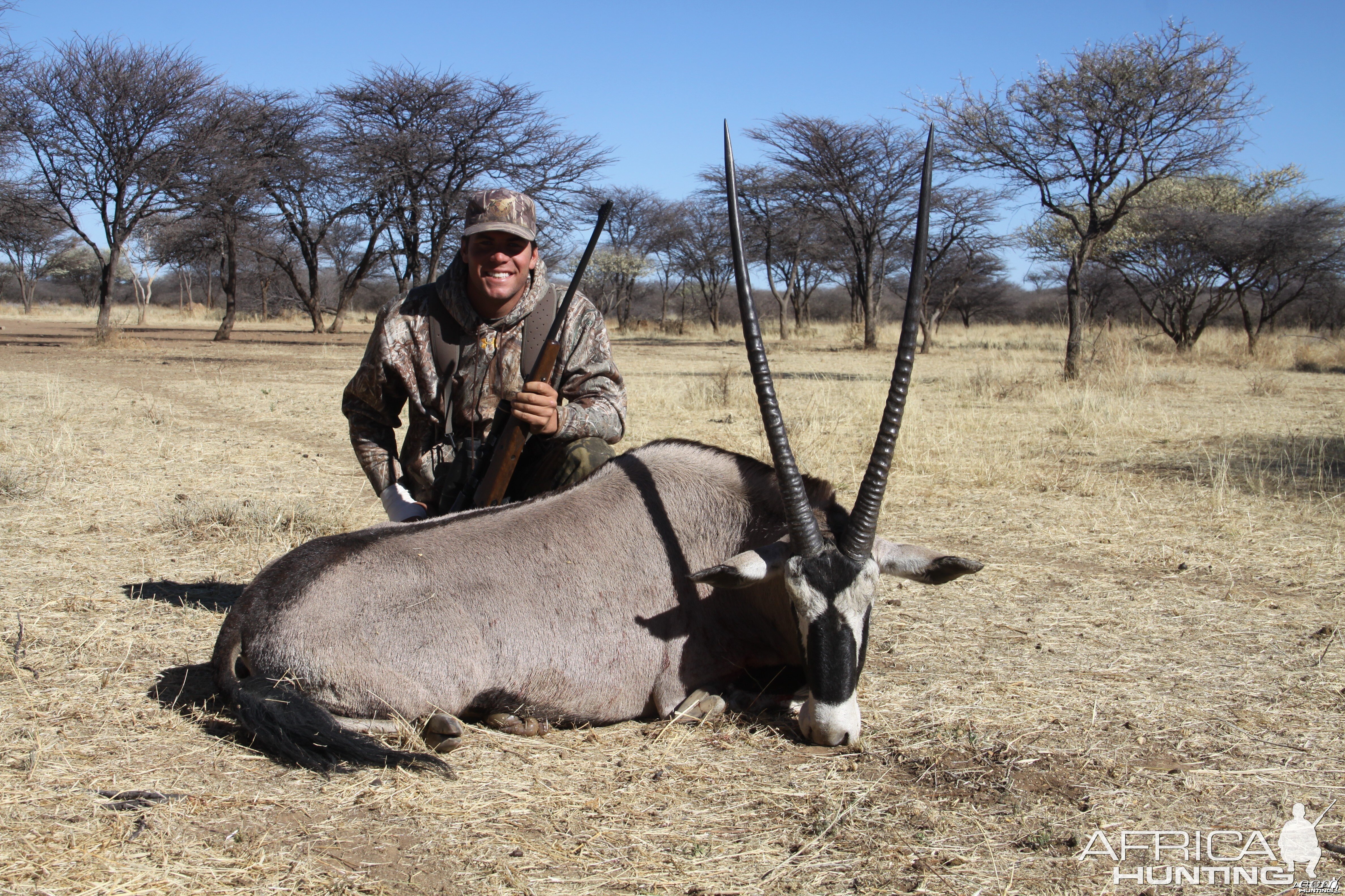 Gemsbok hunted with Ozondjahe Hunting Safaris in Namibia