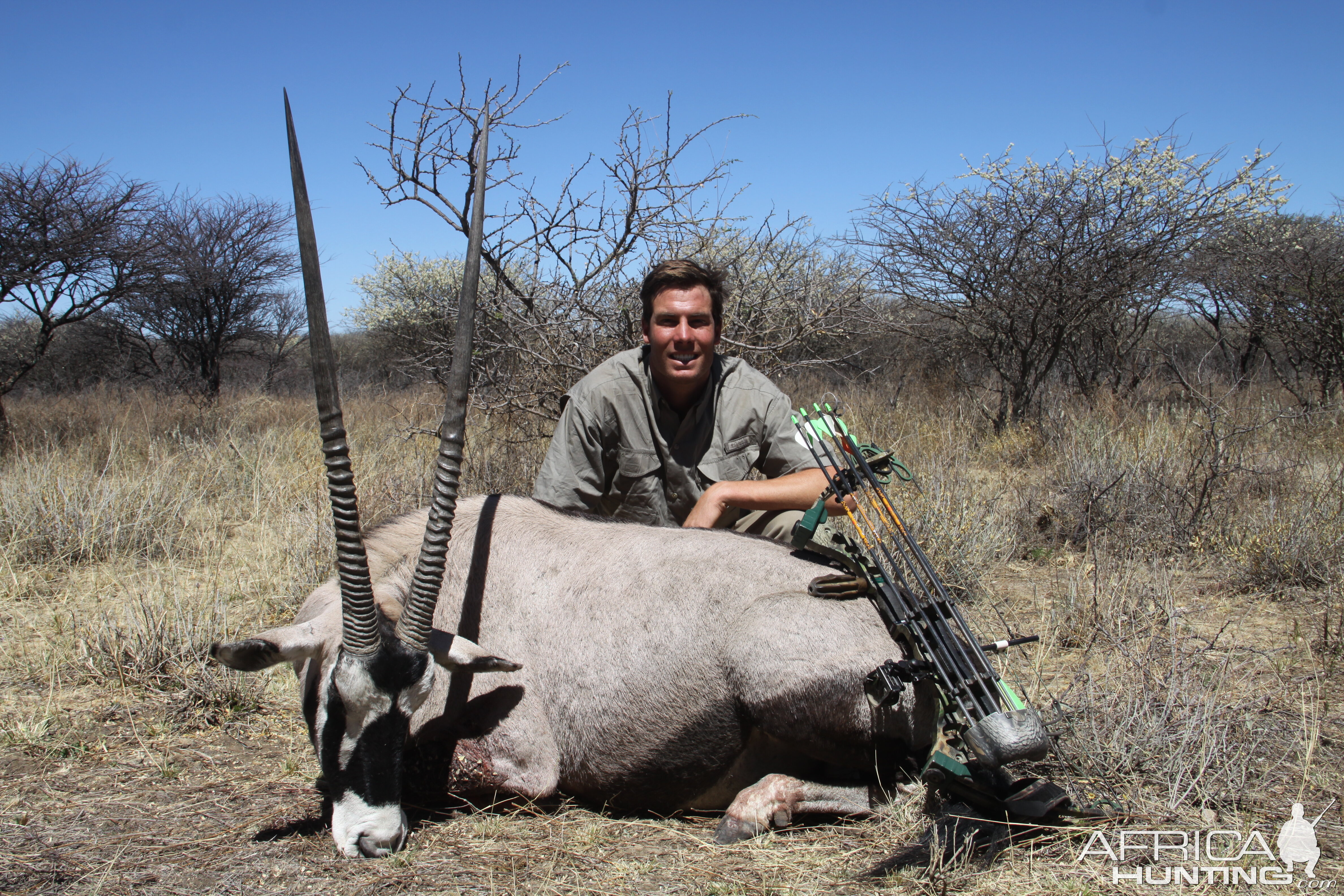 Gemsbok hunted with Ozondjahe Hunting Safaris in Namibia