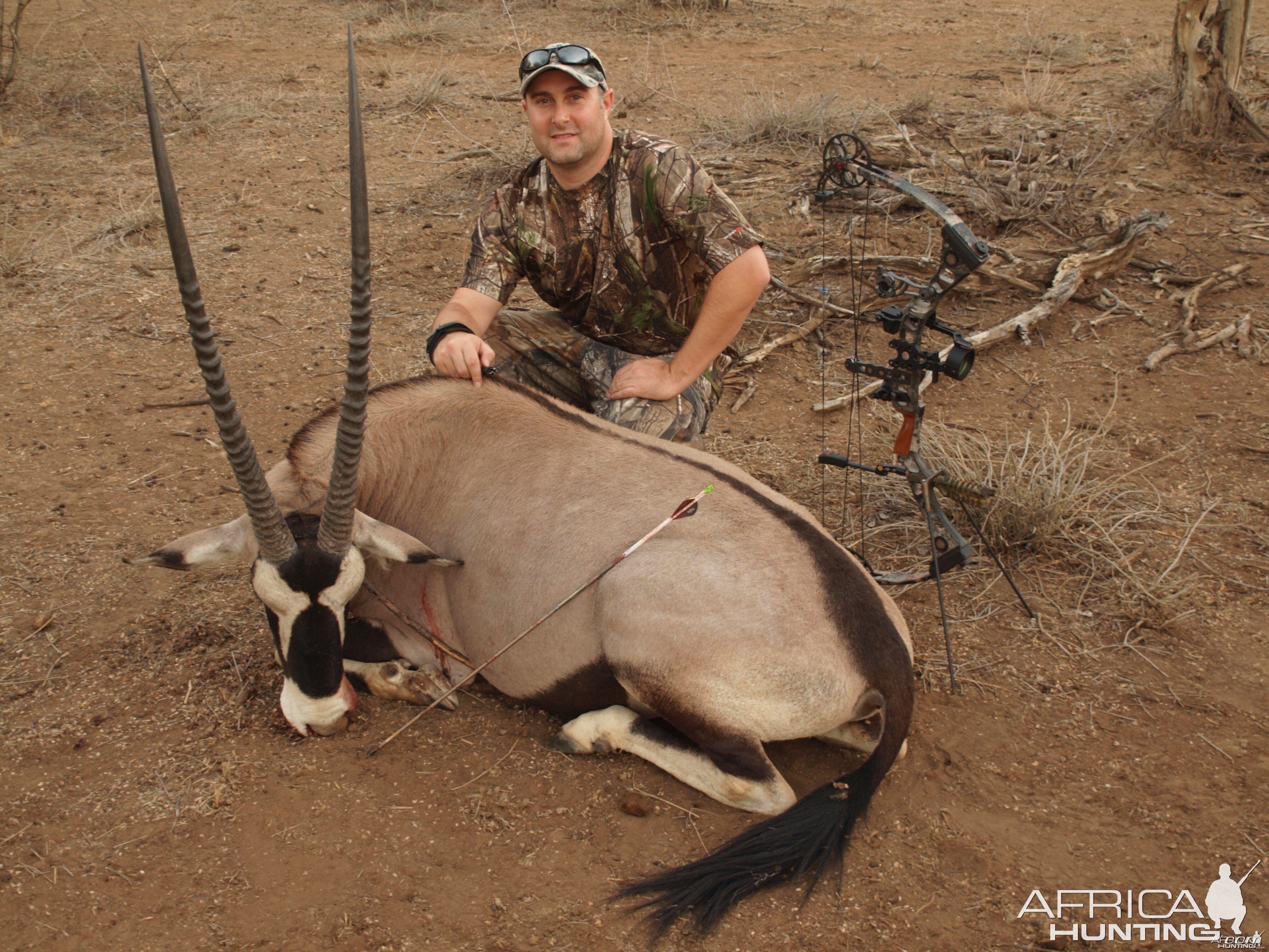 Gemsbok hunted with Ozondjahe Hunting Safaris in Namibia